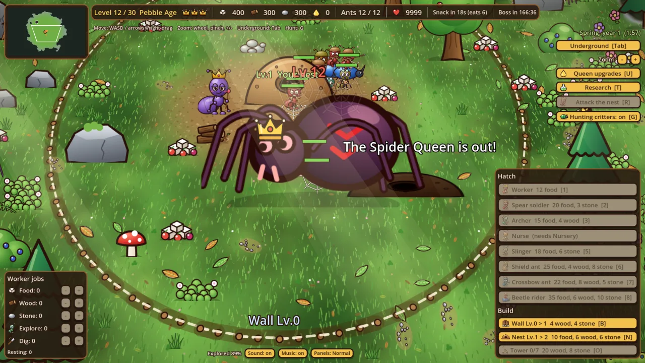 Fighting the Spider Queen