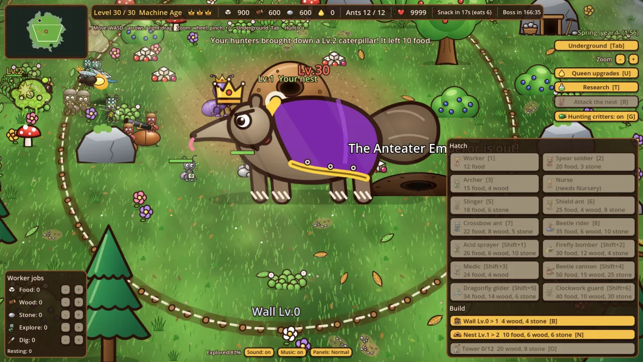 Fighting the Anteater Emperor